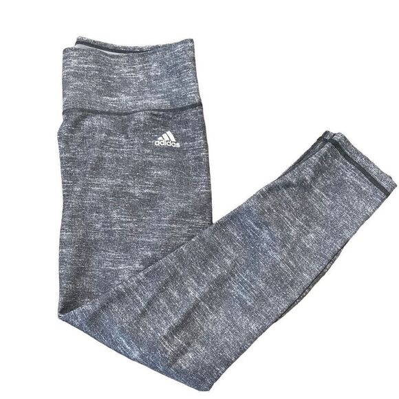 Adidas gray leggings size       A371 - Picture 1 of 8